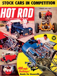 HOT ROD 1961 AUG - INDY 500, BONNEVILLE, WORLD 600